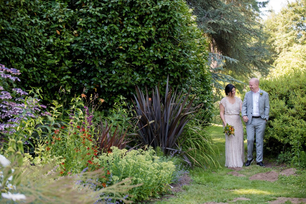 Intimate Secret Garden Wedding Portland By Crystal Genes Photography